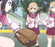 tama catching yomi's pitch